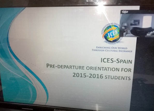 Pre departure orientation 2015 ICES