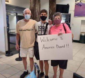 David, llegada a West Virginia