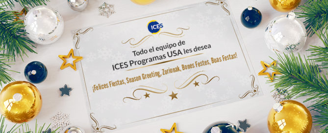 ICES Programas USA os desea Feliz Navidad