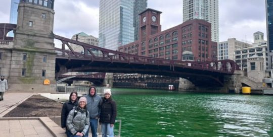 Paula visita Chicago con su host family